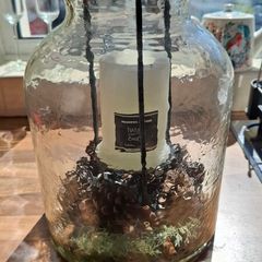 decorative glass vase