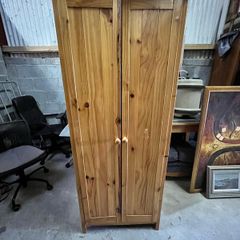 Pine wardrobe