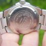 Men's GUESS Waterpro Silver Tone Classic Bracelet Watch, Date, C66079G (Fresh battery, works well) Image 6