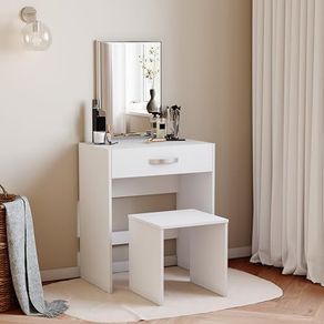 Dressing Table Isla 1 Drawer Mirror & Stool