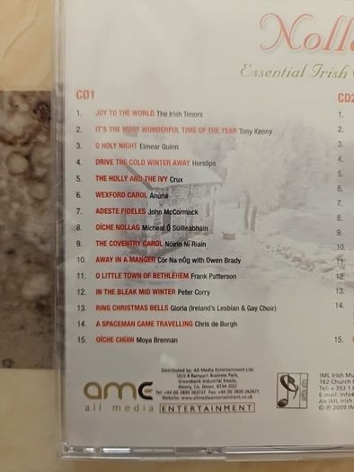 Nollaig 2CD  - Essential Irish Christmas  NEW