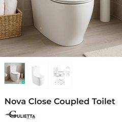 Nova toilet + cistern brand new