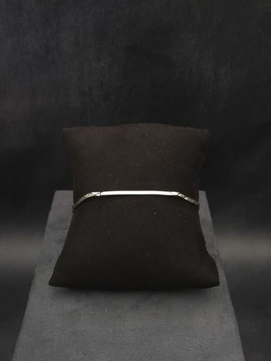 Vintage 925 Sterling Silver Geometric Link Bracelet