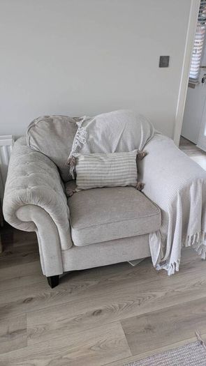 sofa and arm chair