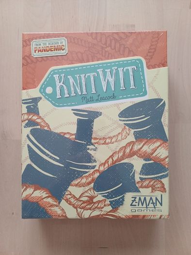 Knit Wit Board Game (Z-Man Games, Word Game, Party Game, NEW SEALED)