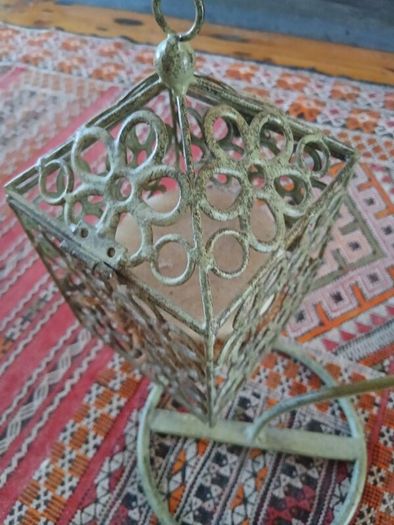 Iron Candle Holder
