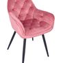 Vitos Pink Velvet Armchair Image 8