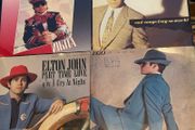 Elton John 7 Inch Vinyl Singles X4 Nikta, Sad Songs Say So Much, Part Time Love, Ego