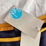 Boden Sabrina Ponte Shift Dress - Navy & Yellow - Size 16R Image 5