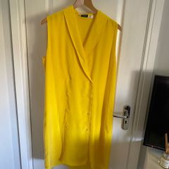 & Other Stories canary yellow dress size 14