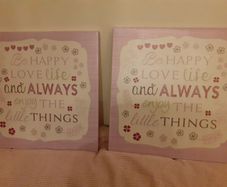Two canvas pictures