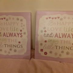 Two canvas pictures
