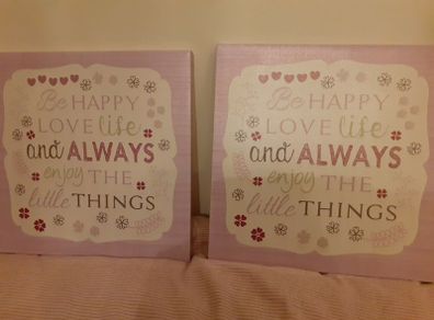Two canvas pictures
