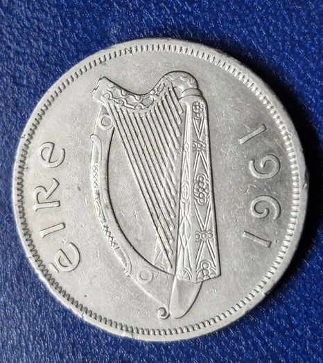 Ireland 1961 Mule Half Crown coin