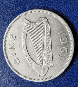 Ireland 1961 Mule Half Crown coin
