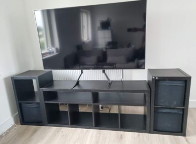Tv Entertainment Unit + 2 Storage Towers