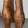 Ladies Brown Suede Ankle Boots Image 3