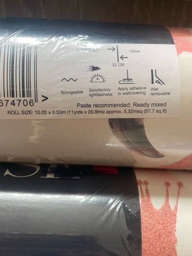 3 rolls of fabulous Arthouse Flamingo Queen wallpaper