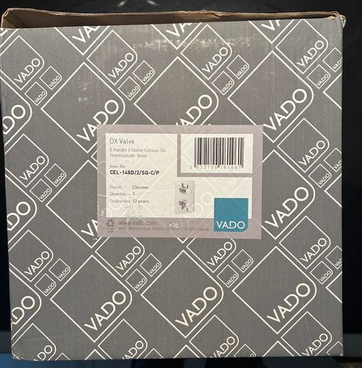 New, Never used or taken out of box. Vado built in shower (see photo for description & size)