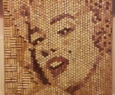 vine cork art