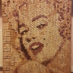 vine cork art