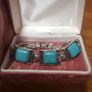 Bracelet with a blue stone. Image 4