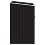 Garden Shed Brown 87x98x159 cm Galvanised Steel Image 2