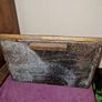 Antique brass Burn's Cottage Slipper Box Image 8