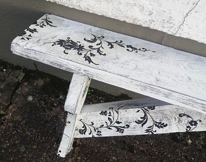Rustic Floatig Stove Mantel / Shelf
