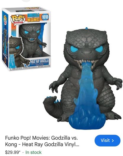 Funko Pop Godzilla x 2 types