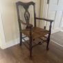 Antique Irish Provincial Elm Arm Chair Image 2