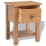 Nightstands 2 pcs 36x30x47 cm Solid Oak Wood Image 3