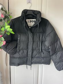 jacket black helly Hansen puffer jacket size medium