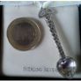 Vintage Treasures Of Ireland 925 Sterling Silver Hallmarked Celtic Designed Souvenir Tiny Miniature Decorative Spoon Image 3