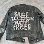 Archive John Richmond Seven Deadly Sins Leather Biker Jacket IT48 M Image 4