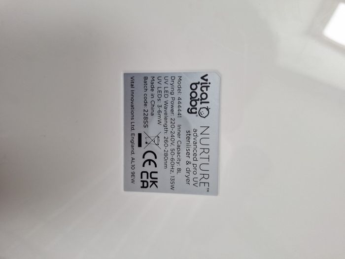 vital baby uv sterilizer