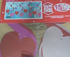 Streamin Swirls Heart Shaped Ceiling Decoration
