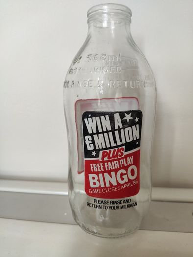 1986 Unigate Milk bottle - The Mirror