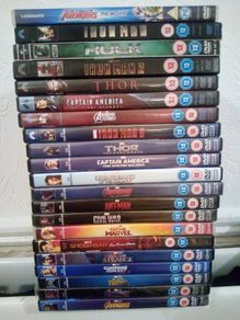 Large Dvd Bundle Lot Marvel Universe Movies Hulk Iron Man Thor Captain America Black Panther Spiderman Avengers Etc