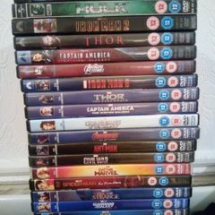 Large Dvd Bundle Lot Marvel Universe Movies Hulk Iron Man Thor Captain America Black Panther Spiderman Avengers Etc
