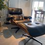 Eames Style Chair and Foot Rest Image 7