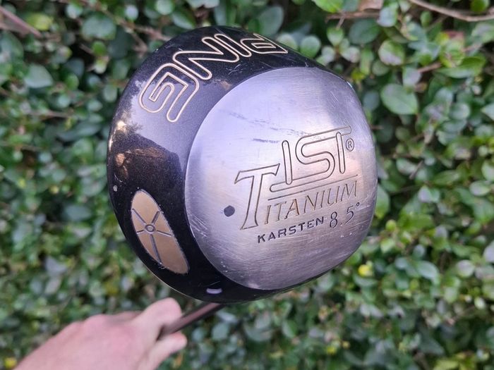 Ping ISI Titanium Karsten Driver 8.5 degree Stiff Flex Aldila 350 Series RH 45 inch shaft