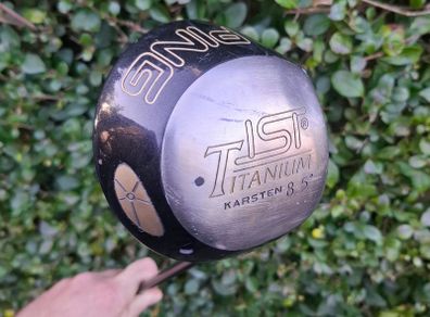 Ping ISI Titanium Karsten Driver 8.5 degree Stiff Flex Aldila 350 Series RH 45 inch shaft