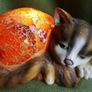 Vintage Cat Lamp - Table Lamp Image 2