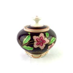 Vintage Bavarian lidded bowl