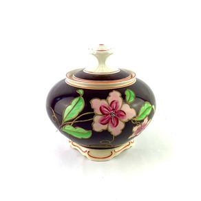 Vintage Bavarian lidded bowl