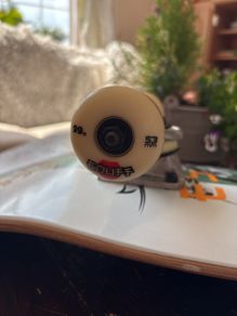 Skateboard, helmet and protective gear