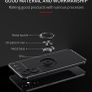 Oppo Reno 8 Lite 5G Case, Anti-Scratch Shockproof Slim Gel Rubber [Protective] Phone Case Cover, Magnetic Ring [Kickstand] With [360 Rotation] Case For Oppo Reno 8 Lite 5G - Black Image 2