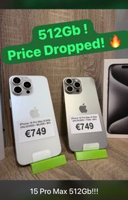 15Pro Max 512Gb! Unlocked in Box! Shop D15