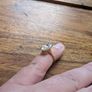 5 Carat oval diamond ring (hidden halo) 18k gold Image 4